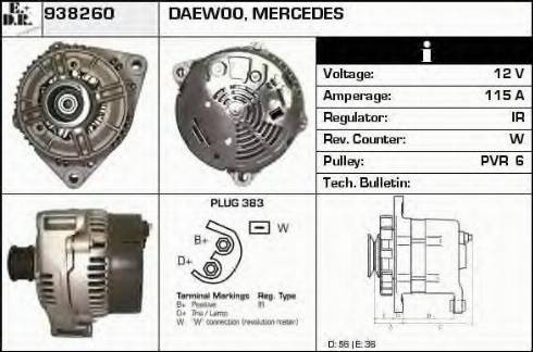 EDR 938260 - Alternatore autozon.pro