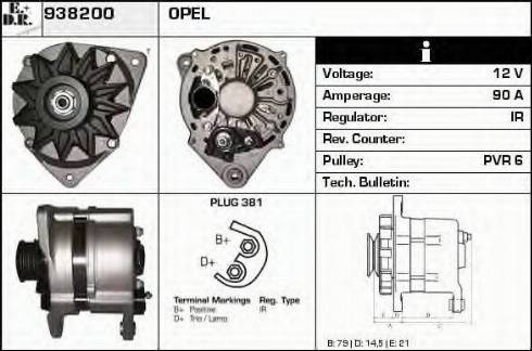 EDR 938200 - Alternatore autozon.pro