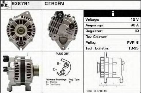 EDR 938791 - Alternatore autozon.pro