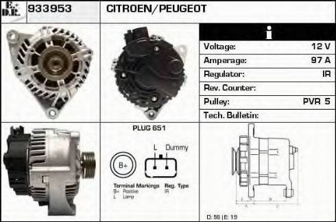 EDR 933953 - Alternatore autozon.pro