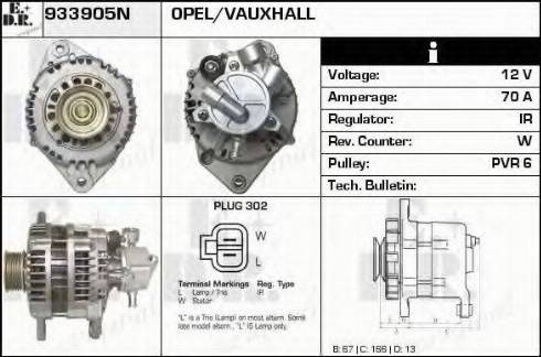 EDR 933905N - Alternatore autozon.pro