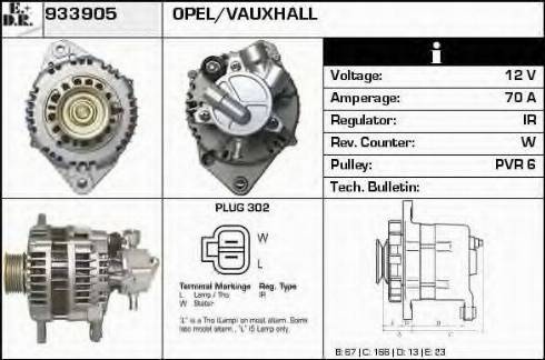 EDR 933905 - Alternatore autozon.pro