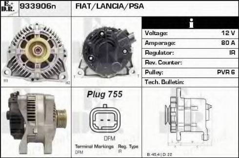 EDR 933906N - Alternatore autozon.pro