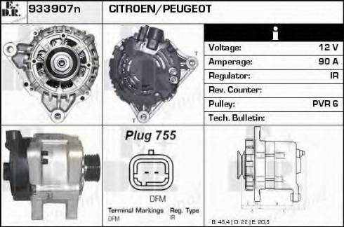 EDR 933907N - Alternatore autozon.pro