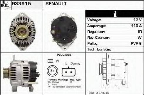 EDR 933915 - Alternatore autozon.pro