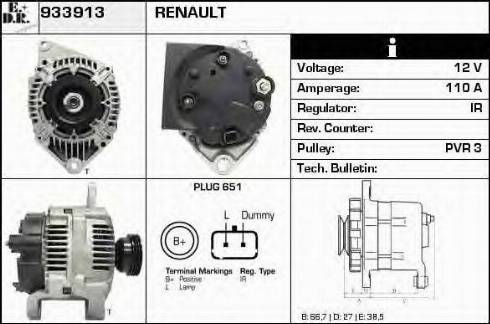 EDR 933913 - Alternatore autozon.pro