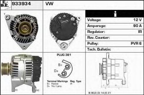 EDR 933934 - Alternatore autozon.pro