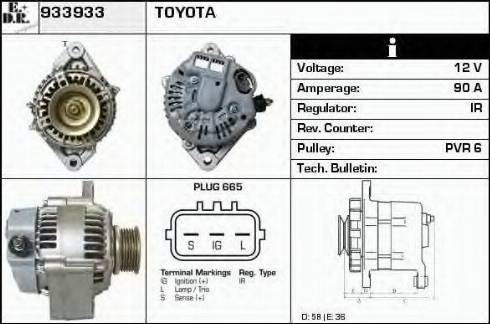 EDR 933933 - Alternatore autozon.pro