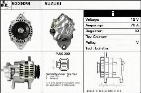 EDR 933929 - Alternatore autozon.pro