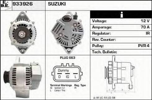 EDR 933926 - Alternatore autozon.pro