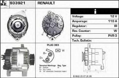 EDR 933921 - Alternatore autozon.pro