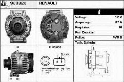 EDR 933923 - Alternatore autozon.pro