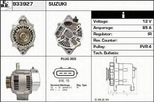 EDR 933927 - Alternatore autozon.pro