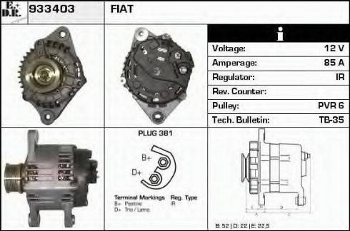 EDR 933403 - Alternatore autozon.pro