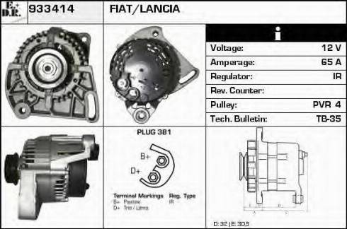 EDR 933414 - Alternatore autozon.pro