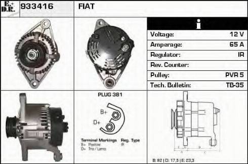 EDR 933416 - Alternatore autozon.pro