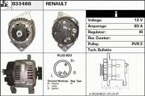 EDR 933486 - Alternatore autozon.pro