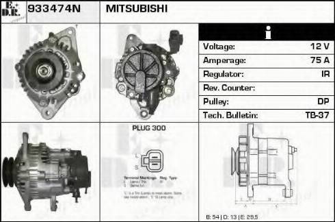 EDR 933474N - Alternatore autozon.pro