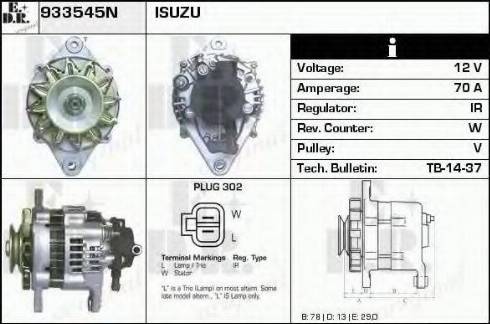 EDR 933545N - Alternatore autozon.pro