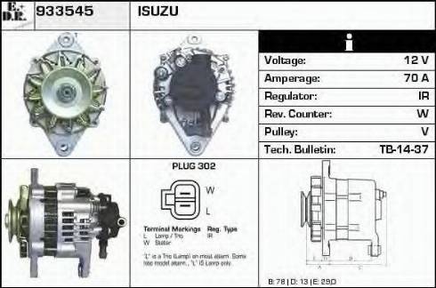 EDR 933545 - Alternatore autozon.pro