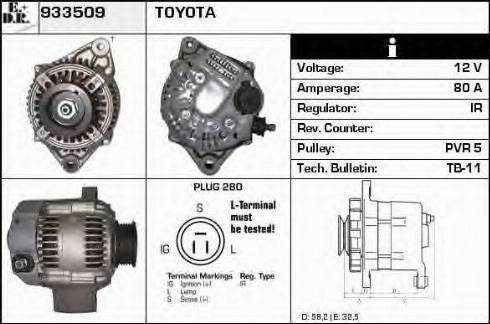 EDR 933509 - Alternatore autozon.pro