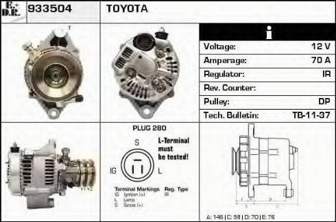 EDR 933504 - Alternatore autozon.pro