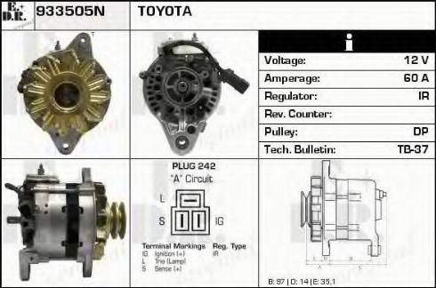 EDR 933505N - Alternatore autozon.pro