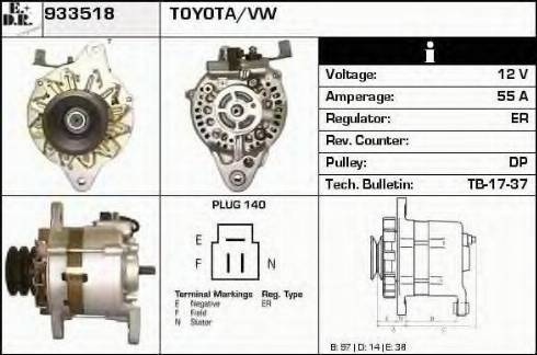 EDR 933518 - Alternatore autozon.pro