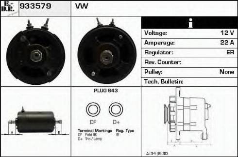 EDR 933579 - Alternatore autozon.pro