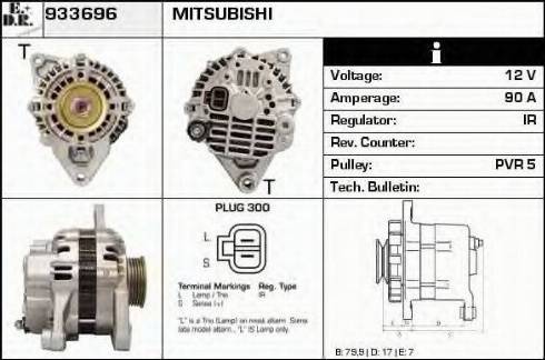 EDR 933696 - Alternatore autozon.pro