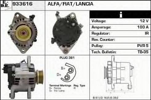 EDR 933616 - Alternatore autozon.pro