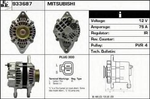 EDR 933687 - Alternatore autozon.pro