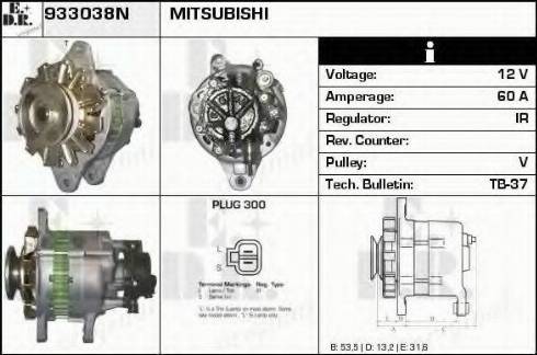 EDR 933038N - Alternatore autozon.pro