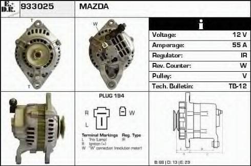 EDR 933025 - Alternatore autozon.pro