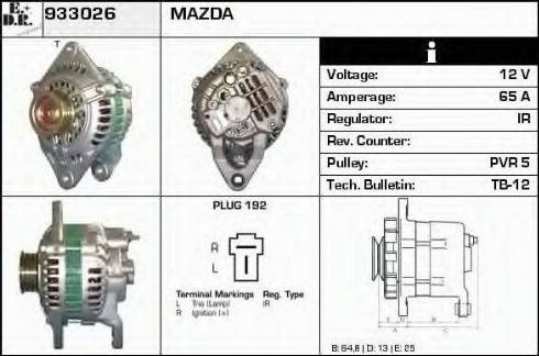 EDR 933026 - Alternatore autozon.pro