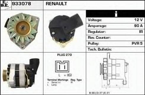 EDR 933078 - Alternatore autozon.pro