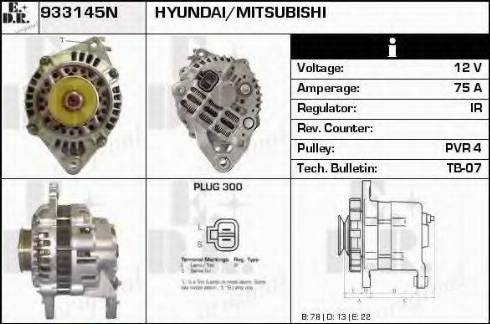 EDR 933145N - Alternatore autozon.pro