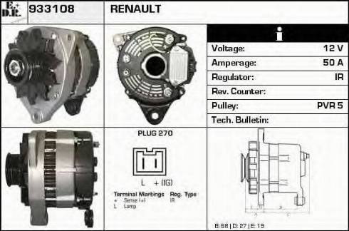 EDR 933108 - Alternatore autozon.pro