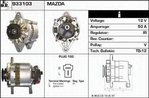 EDR 933103 - Alternatore autozon.pro