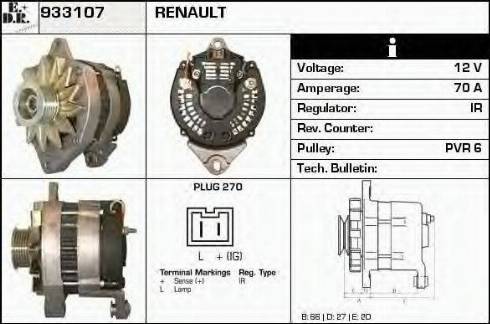 EDR 933107 - Alternatore autozon.pro