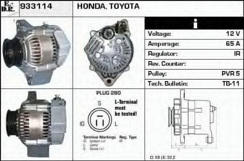 EDR 933114 - Alternatore autozon.pro