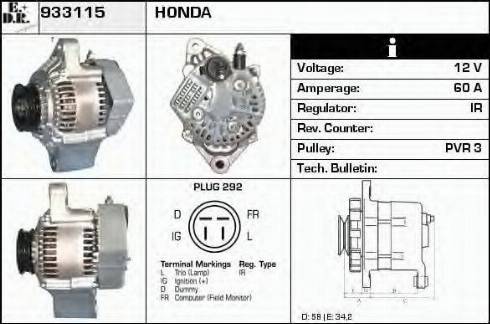 EDR 933115 - Alternatore autozon.pro