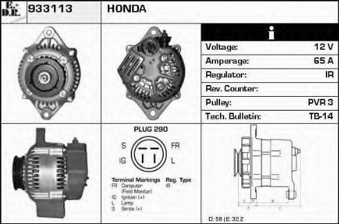 EDR 933113 - Alternatore autozon.pro