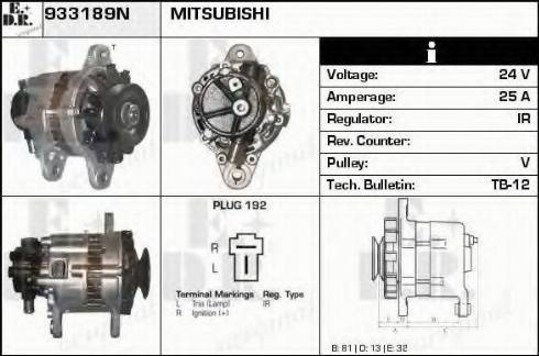 EDR 933189N - Alternatore autozon.pro