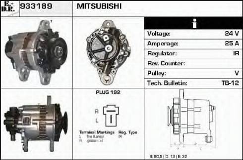 EDR 933189 - Alternatore autozon.pro