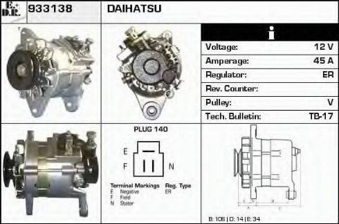 EDR 933138 - Alternatore autozon.pro