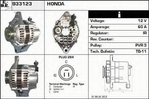 EDR 933123 - Alternatore autozon.pro