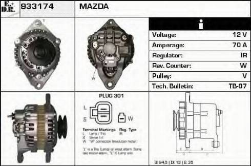 EDR 933174 - Alternatore autozon.pro