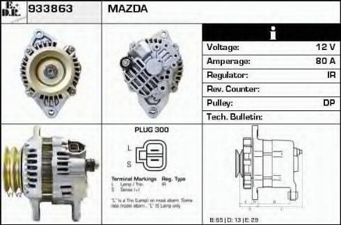 EDR 933863 - Alternatore autozon.pro