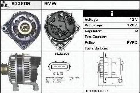 EDR 933809 - Alternatore autozon.pro